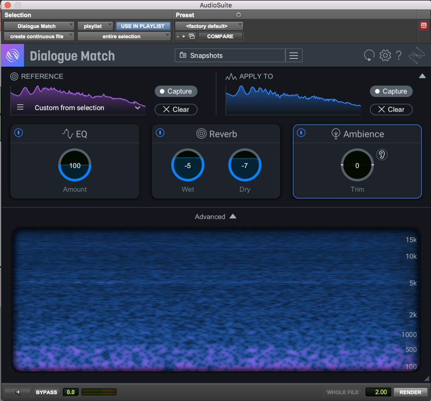 Dialogue Match by iZotope