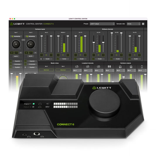 LEWITT CONNECT 6 USB-C Audio Interface