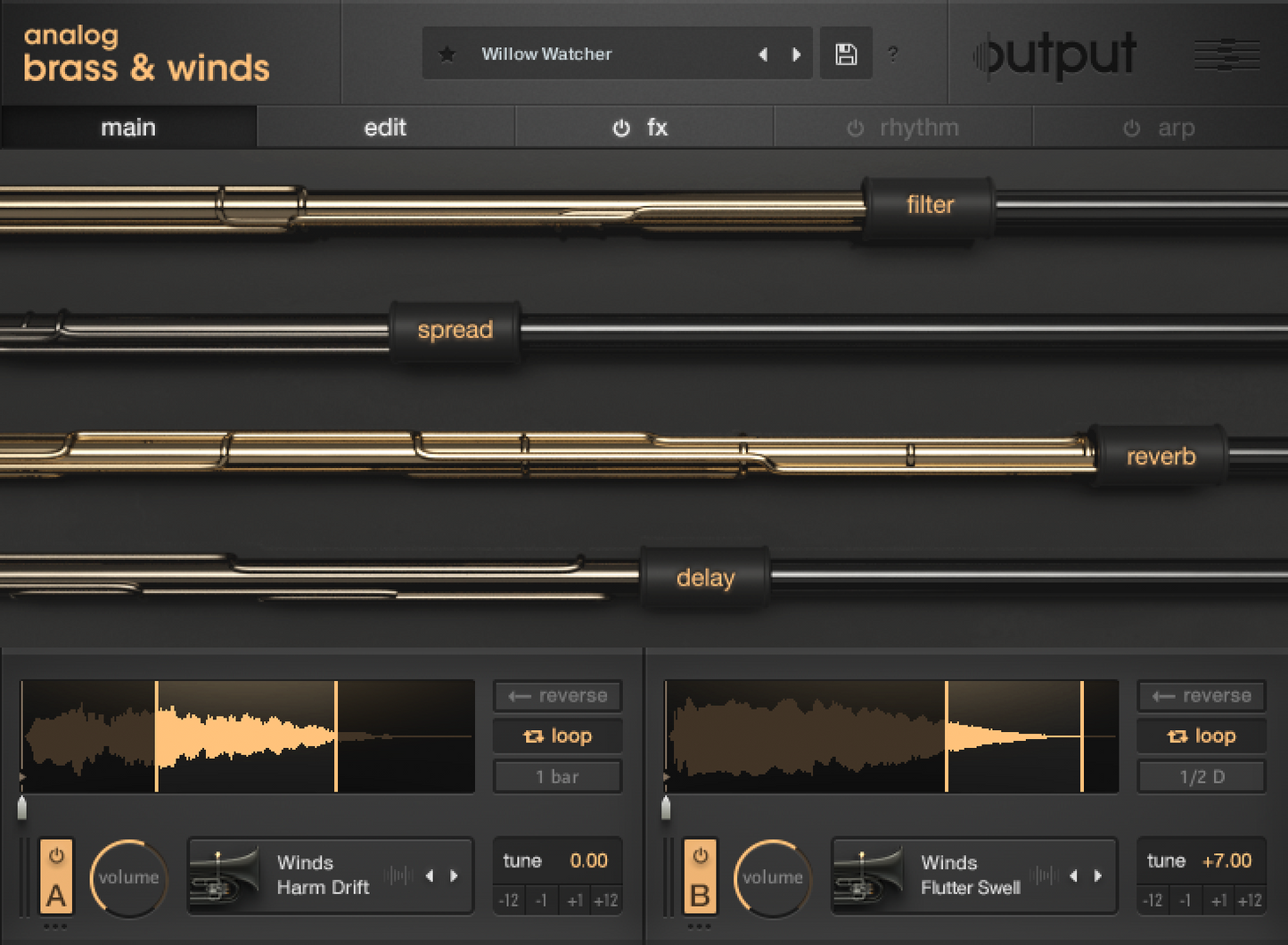 Output Analog Brass and Winds