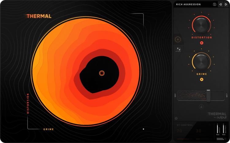 Output THERMAL Interactive Distortion Plugin